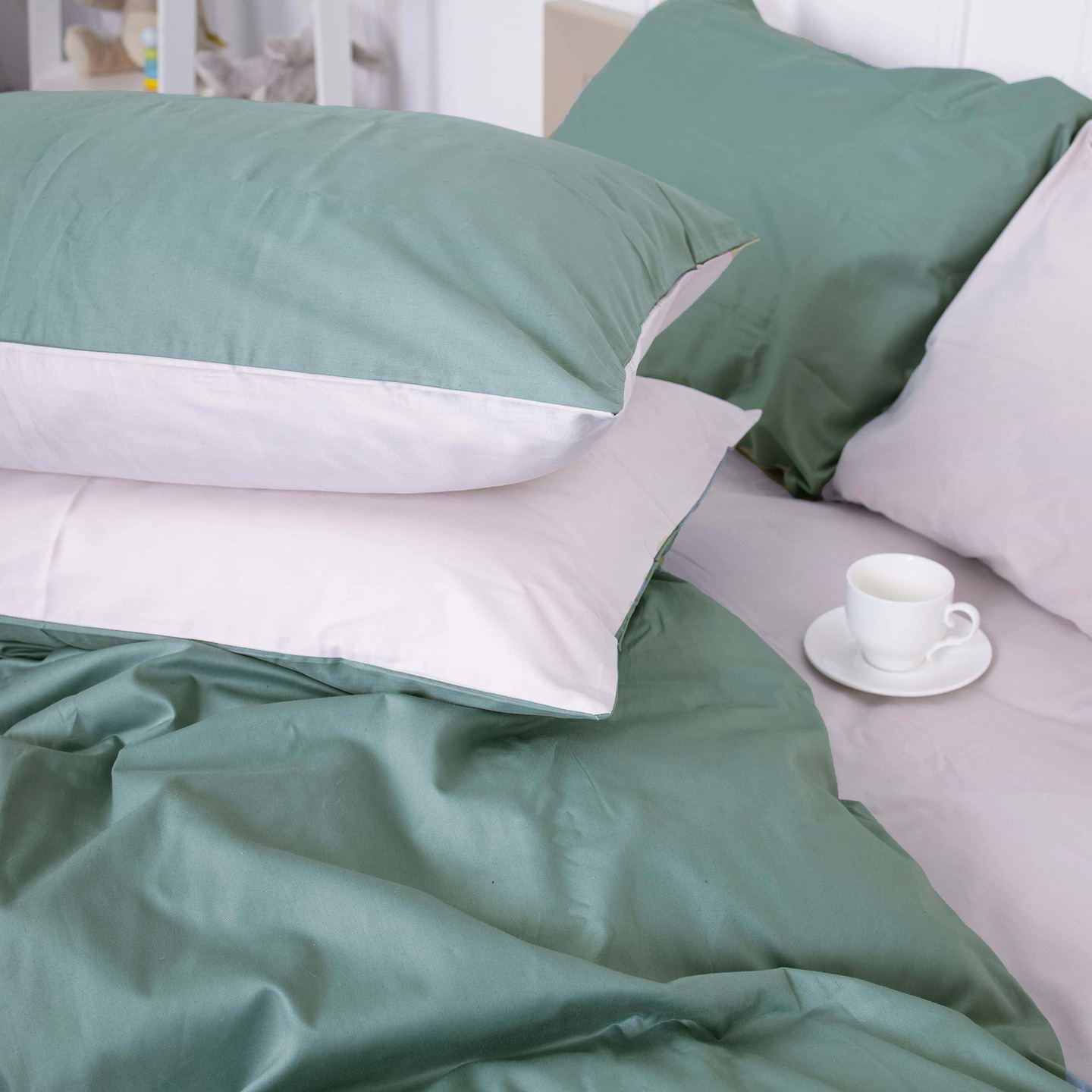 Комплект постільної білизни MirSon Сатин 0844 +0840 Davies King Size 220x240 см (2200002029278)
